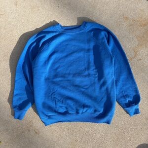 Vintage 1980s Hanes Sport Blue Crewneck XL Men’s